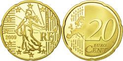 World Coins - France, 20 Euro Cent, 2009, , Brass, KM:1411