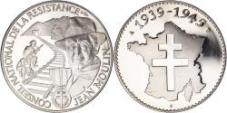 World Coins - France, Medal, 1939-1945, Conseil National de la Résistance, Jean Moulin, WAR