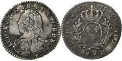 World Coins - France, Louis XV, 1/10 Écu aux branches d'olivier, 1731, Rennes, Silver