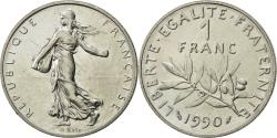 World Coins - Coin, France, Semeuse, Franc, 1990, Paris, , Nickel, KM:925.1