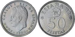 World Coins - Spain, Juan Carlos I, 50 Pesetas, 1980 (80), Madrid, , Cupronickel, KM:819