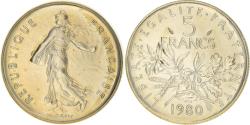 World Coins - Coin, France, Semeuse, 5 Francs, 1980, Paris, , Nickel Clad