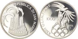 World Coins - Coin, San Marino, 1000 Lire, 1984, Roma, Proof, , Silver, KM:169