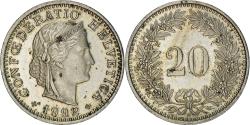 World Coins - Coin, Switzerland, 20 Rappen, 1992, Bern, , Copper-nickel, KM:29a