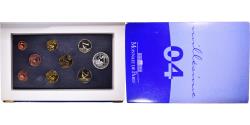 World Coins - France, 1 cent to 5 euro, 2004, Monnaie de Paris, BE, , Gadoury:page