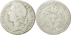 World Coins - Coin, France, Louis XV, 1/2 Écu au bandeau, 1/2 ECU, 44 Sols, 1742, Strasbourg