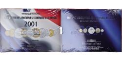 World Coins - Coin, France, Coffret 1 c. à 20 frs., 2001, Monnaie de Paris, BU,