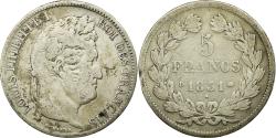 World Coins - Coin, France, Louis-Philippe, 5 Francs, 1831, Lyon, , Silver, KM:745.4