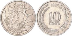 World Coins - Coin, Singapore, 10 Cents, 1974