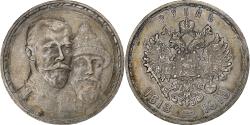 World Coins - Russia, Nicholas II, Ruble, 1913, Saint Petersburg, ВС, Silver,
