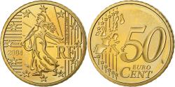 World Coins - France, 50 Euro Cent, 2004, BE, , Brass, KM:1287