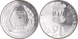 World Coins - Coin, INDIA-REPUBLIC, 20 Rupees, 1973, Mumbai, Bombay, , Silver, KM:240