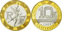 World Coins - Coin, France, Génie, 10 Francs, 2001, , Aluminum-Bronze, KM:964.2