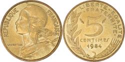 World Coins - Coin, France, Marianne, 5 Centimes, 1984, Paris, , Aluminum-Bronze