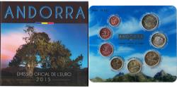 World Coins - Andorra, 1 Cent to 2 Euro, 2015,