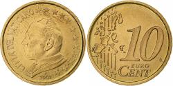 World Coins - Vatican, John Paul II, 10 Euro Cent, 2002 (Anno XXIV), Rome, From the euro-set
