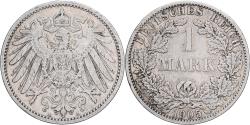 World Coins - German Empire, Wilhelm II, Mark, 1905, Berlin, Silver, , KM:14
