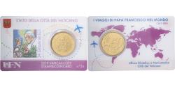 World Coins - Vatican, Pope Francis I, 50 Euro Cent, Stamp & coin card n°26, 2019, Nordic