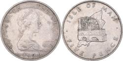World Coins - Coin, Isle of Man, 5 Pence, 1976