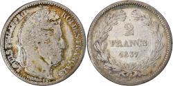 World Coins - France, Louis-Philippe, 2 Francs, 1837, Lille, Silver, , Gadoury:520