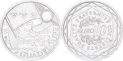 World Coins - France, 10 Euro, Guadeloupe, 2010, Paris, , Silver, Gadoury:EU399