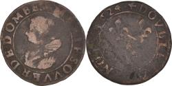 World Coins - Coin, France, Marie de Montpensier, Double Tournois, 1624, Trévoux,