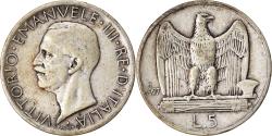 World Coins - Coin, Italy, Vittorio Emanuele III, 5 Lire, 1927, Rome, , Silver