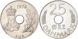 World Coins - Coin, Denmark, 25 Öre, 1978