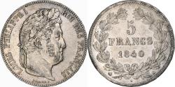 World Coins - Coin, France, Louis-Philippe, 5 Francs, 1840, Rouen, , Silver