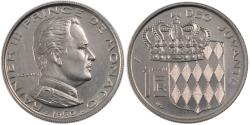 World Coins - Coin, Monaco, Franc, 1960, , Nickel, KM:E38, Gadoury:150