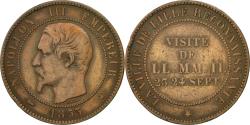 World Coins - Coin, France, 10 Centimes, 1853, Lille, , Bronze, KM:M24, Gadoury:249c