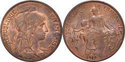 World Coins - Coin, France, Dupuis, 5 Centimes, 1917, Paris, , Bronze, KM:842