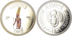 World Coins - Egypt, Medal, Trésors d'Egypte, Amon, History, , Copper-nickel