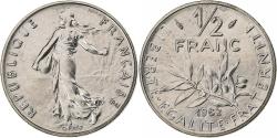 World Coins - France, Demi Franc, Semeuse, 1982, Pessac, Nickel, , Gadoury:429
