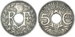 World Coins - Coin, France, 5 Centimes, 1918