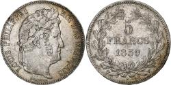 World Coins - France, Louis-Philippe, 5 Francs, 1839, Lille, Silver, , Gadoury:678