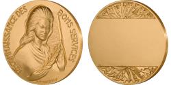 World Coins - France, Medal, The Fifth Republic, Politics, Society, War, , Gilt