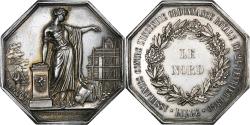World Coins - France, Token, Ville de Lille, Le Nord, Assurance contre l'incendie, Silver