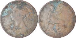 World Coins - Coin, Great Britain, 1/2 Penny, 1889