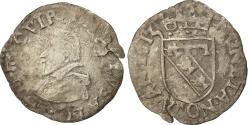 World Coins - Coin, France, VERDUN, Charles de Lorraine, 1/8 Teston, 1613, , Silver