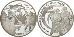 World Coins - France, 10 Euro, Monnaie de Paris, Blake and Mortimer, Proof, 2010, Paris