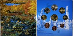 World Coins - Finland, 1 Cent to 2 Euro, euro set - gold panning, 2003, Mint of Finland, BU