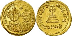 Ancient Coins - Heraclius, Solidus, 610-641 AD, Constantinople, Gold, Sear:743