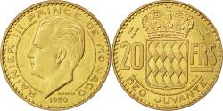 World Coins - Coin, Monaco, 20 Francs, 1950, , Cupro-Aluminium, KM:E27, Gadoury:140