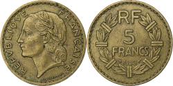 World Coins - France, 5 Francs, Lavrillier, 1940, Paris, Aluminum-Bronze,