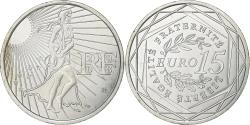 World Coins - France, 15 Euro, Semeuse, 2008, Silver, , Gadoury:2, KM:1535