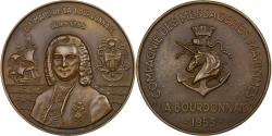 World Coins - France, Medal, Compagnie des Messageries Maritimes, La Bourdonnais, 1953, MDP