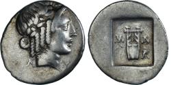 Ancient Coins - Coin, Lycian League, Hemidrachm, ca. 28-18 BC, Masikytes, , Silver