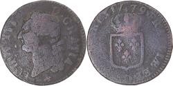 World Coins - Coin, France, Louis XVI, Sol, 1779, Lyon, , Copper, KM:578.5