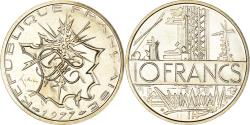 World Coins - Coin, France, Mathieu, 10 Francs, 1977, Paris, Tranche A,